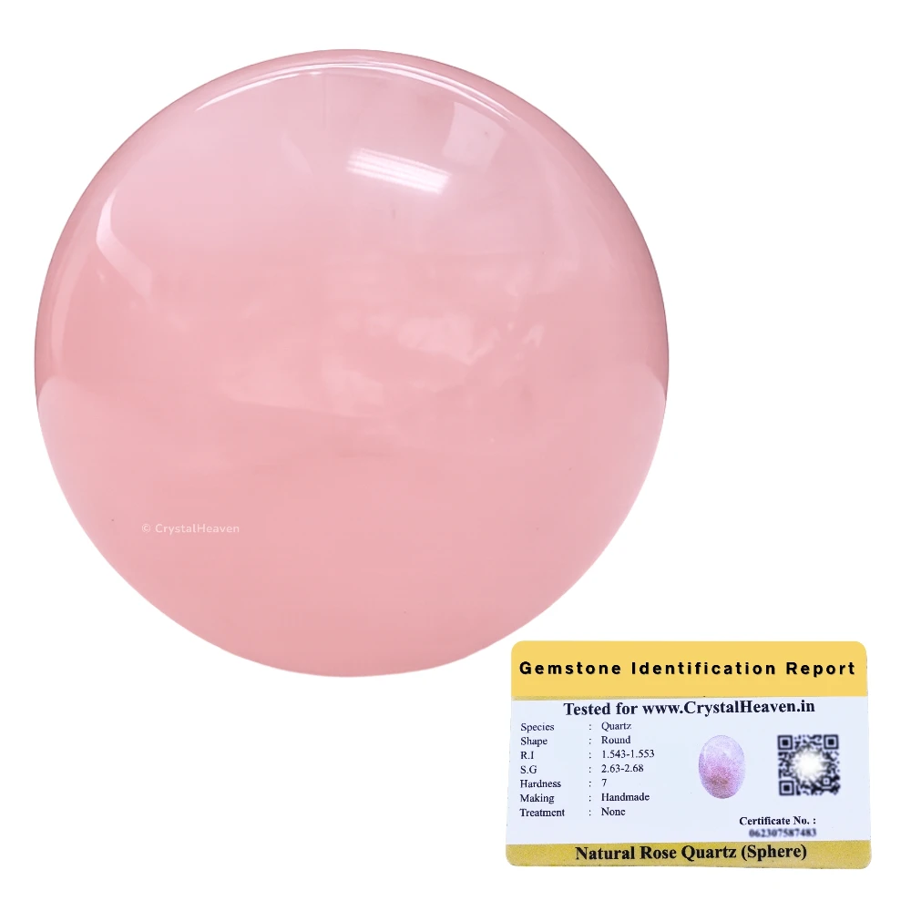 Rose Quartz Sphere (1.5 Inch)