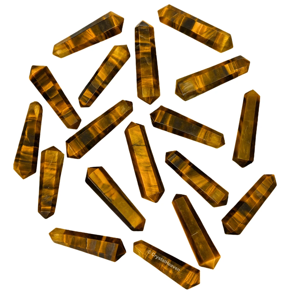 Tiger Eye Pencil Points (Double Terminated)