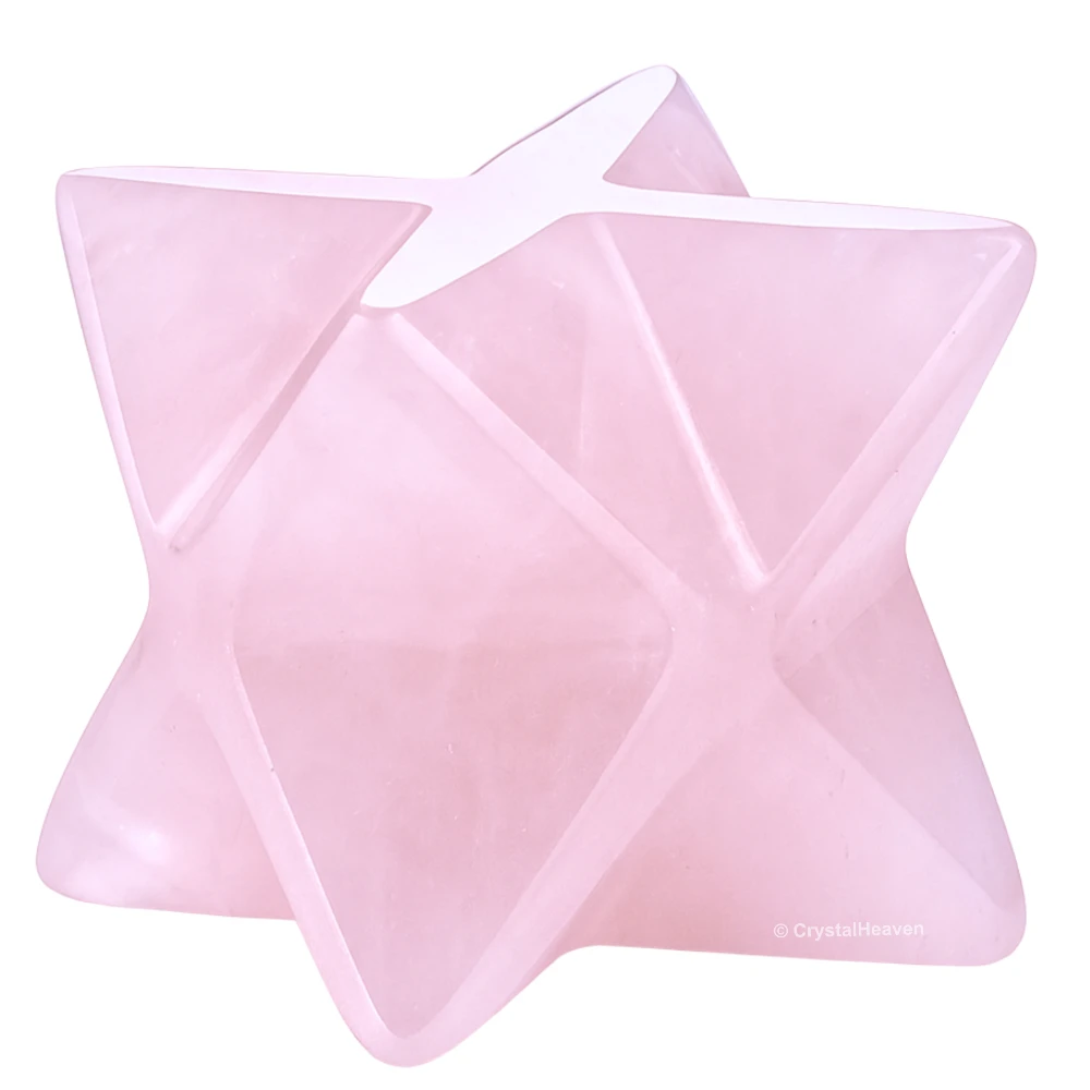 Rose Quartz Crystal Merkaba (35-45 mm)