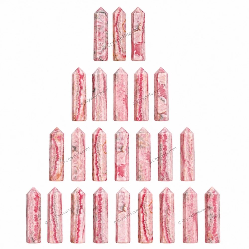 Rhodochrosite Pencil Points (Set of 10)