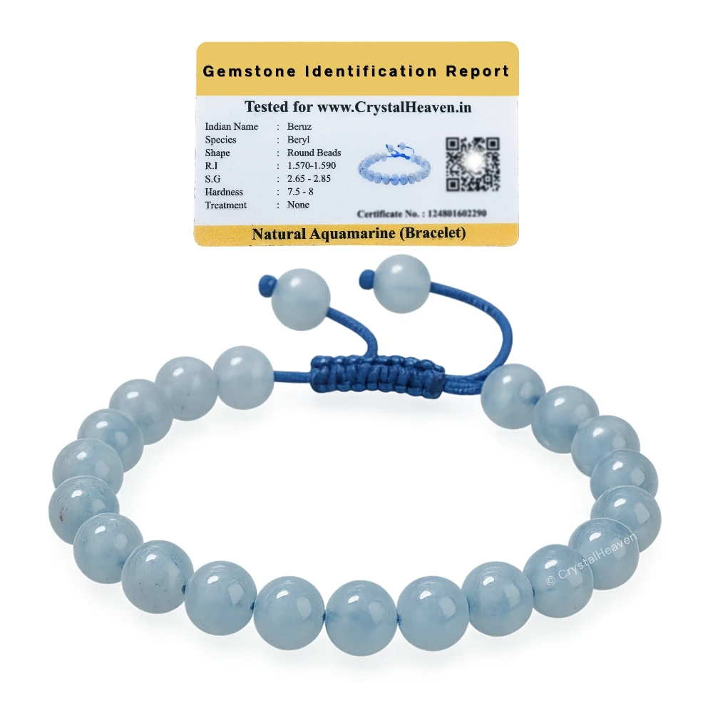Aquamarine Bracelet (Adjustable)