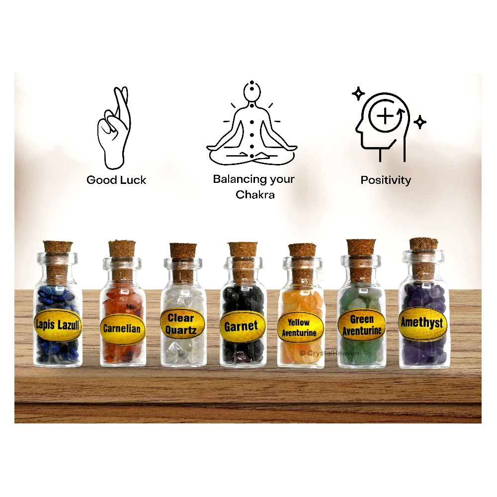 Spell Jars Kit for Witchcraft Supplies - Set of 7 (Starter)