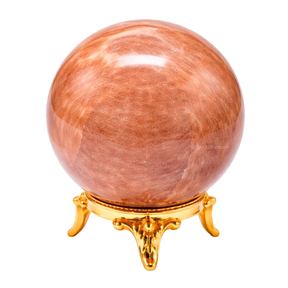 Peach moonstone Sphere