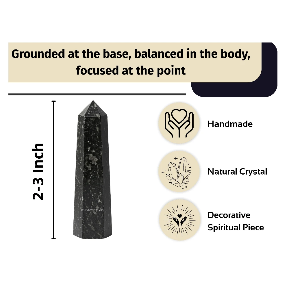 Nuummite Tower (2" to 3" inch)