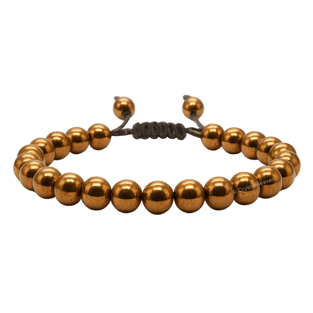 Copper Hematite Bracelet (Adjustable)