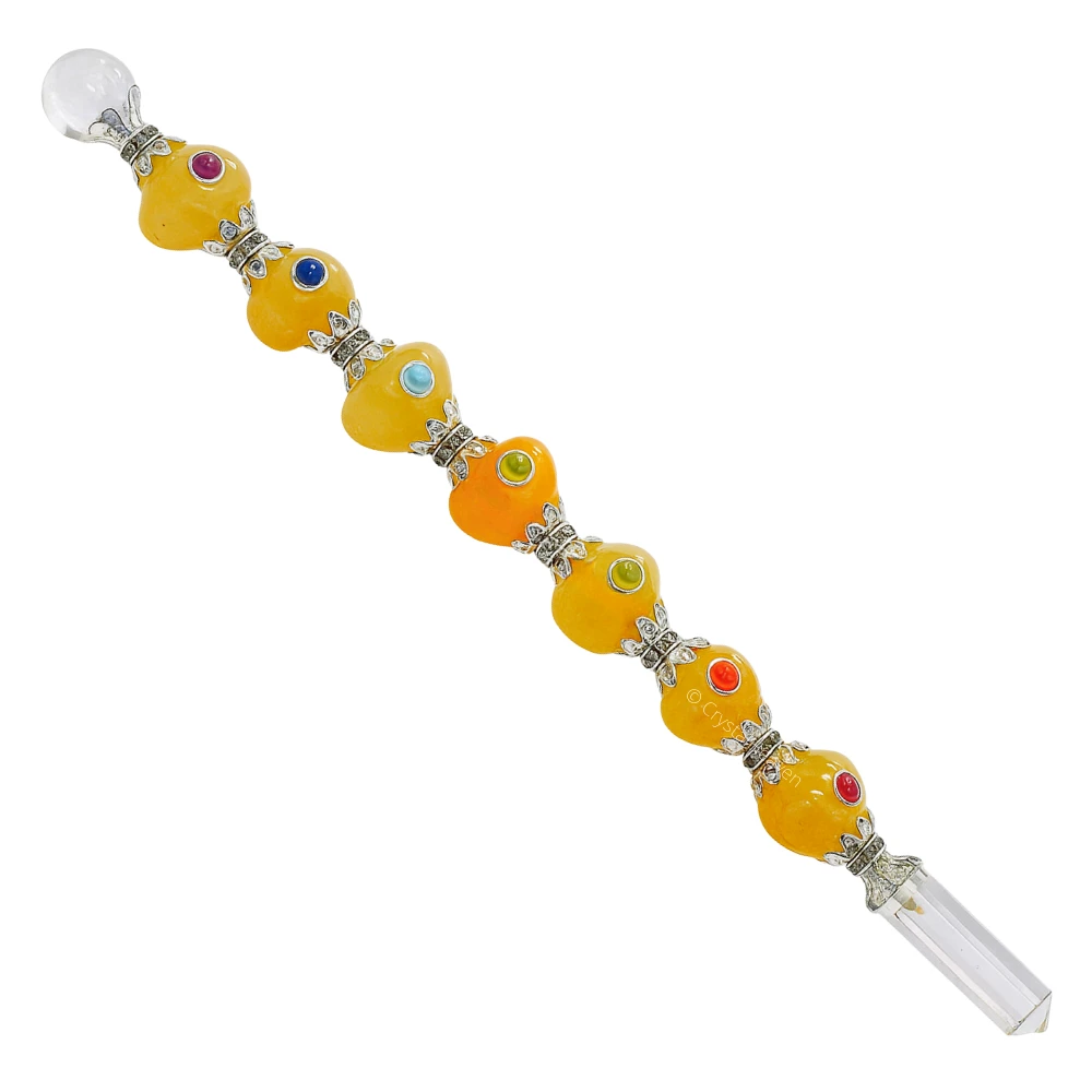 Yellow Aventurine Crystal Tumbled Healing Stick