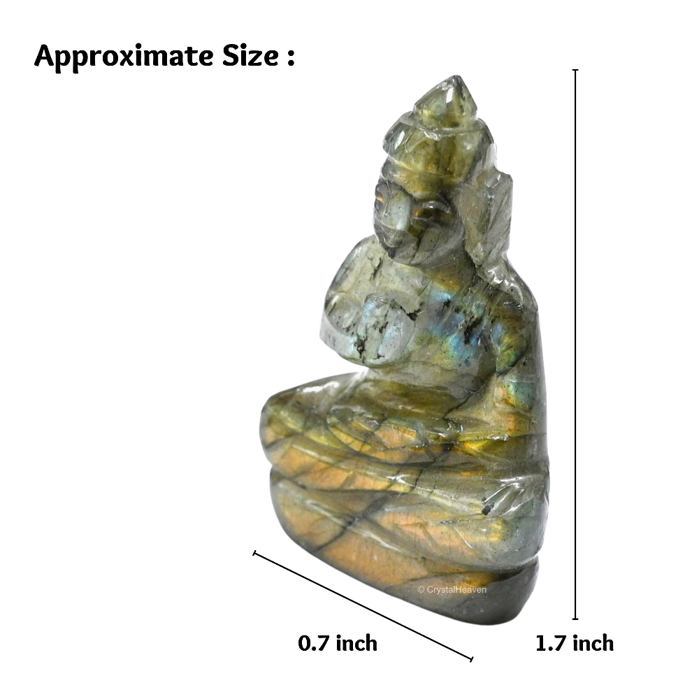 Labradorite Buddha Statue