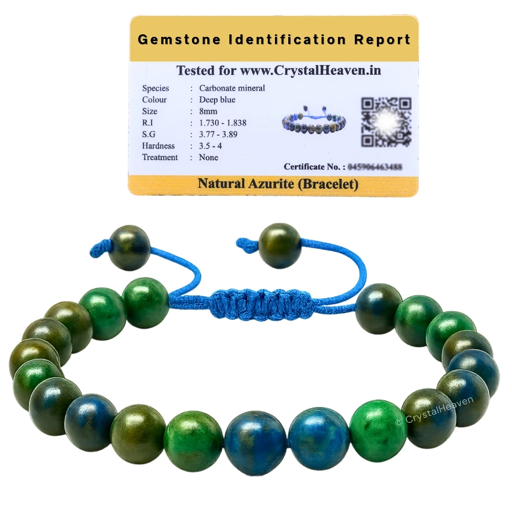 Azurite Bracelet (Adjustable)