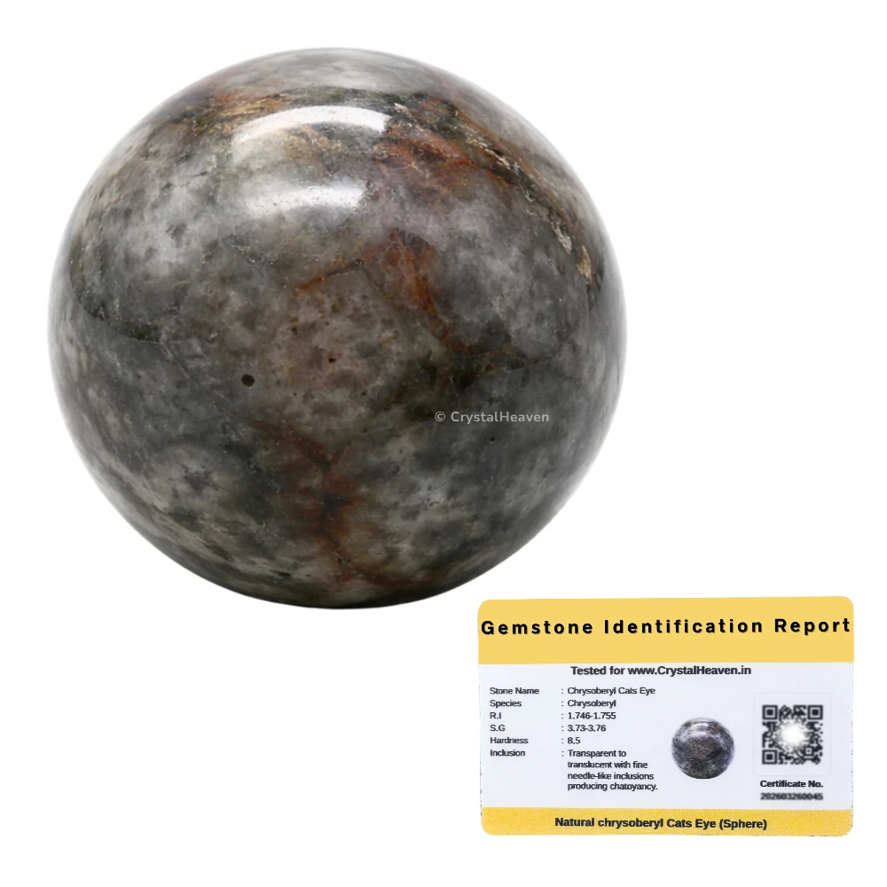 Chrysoberyl Cats Eye Sphere (1.5 Inch)