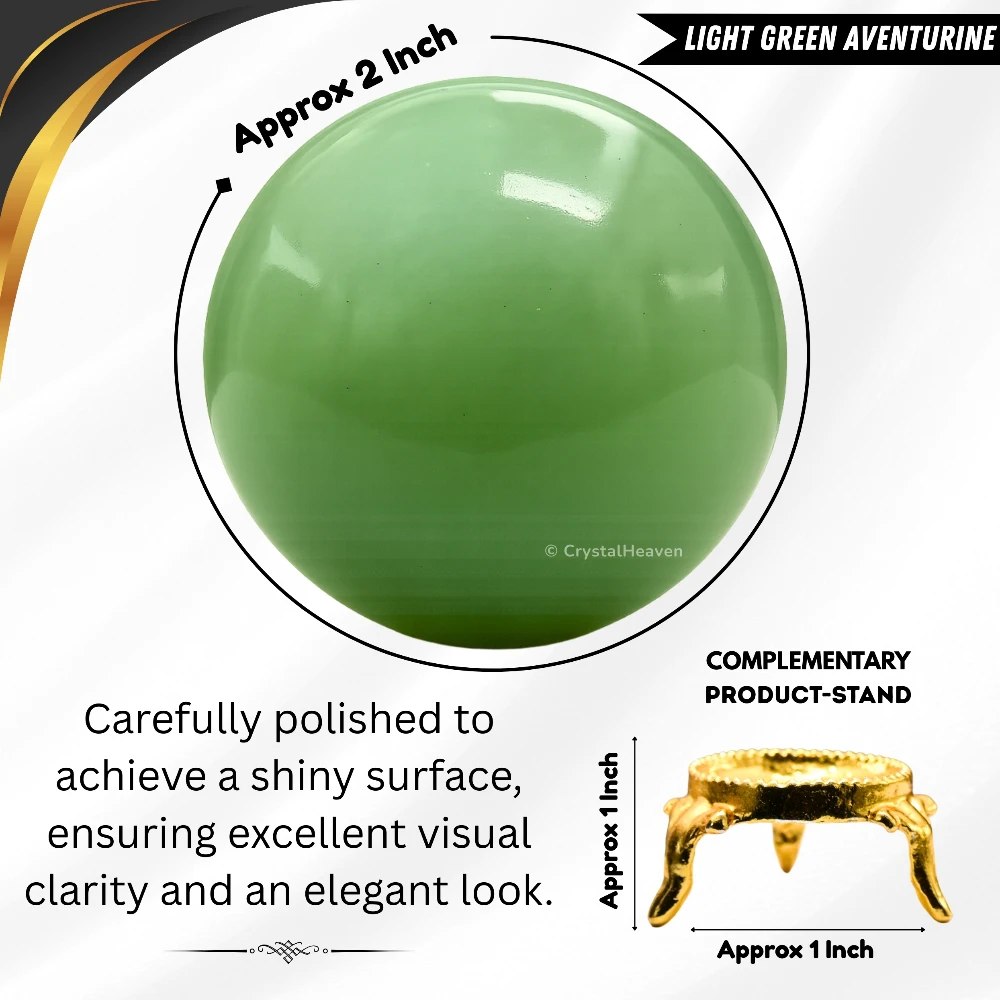 Green Aventurine Sphere (2 Inch)