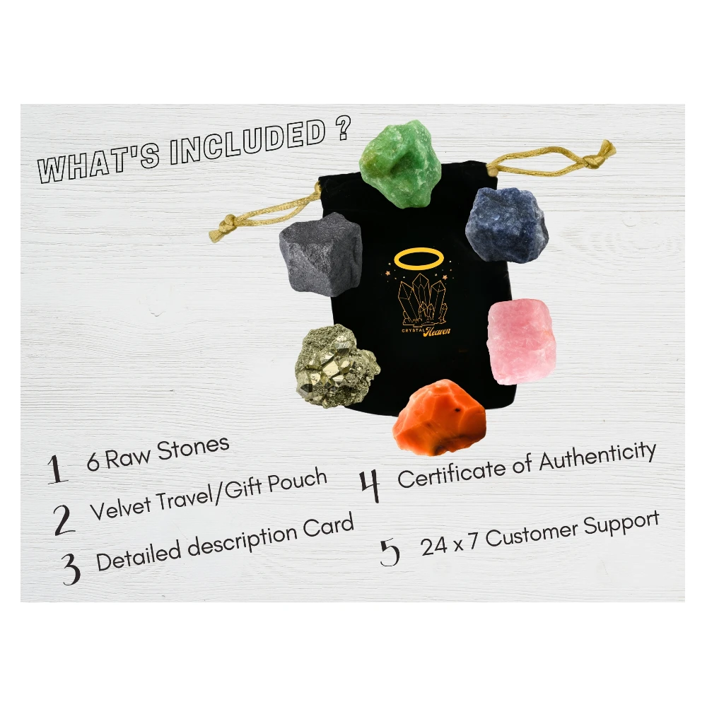 Motivation & Self Belief Raw Crystals Set