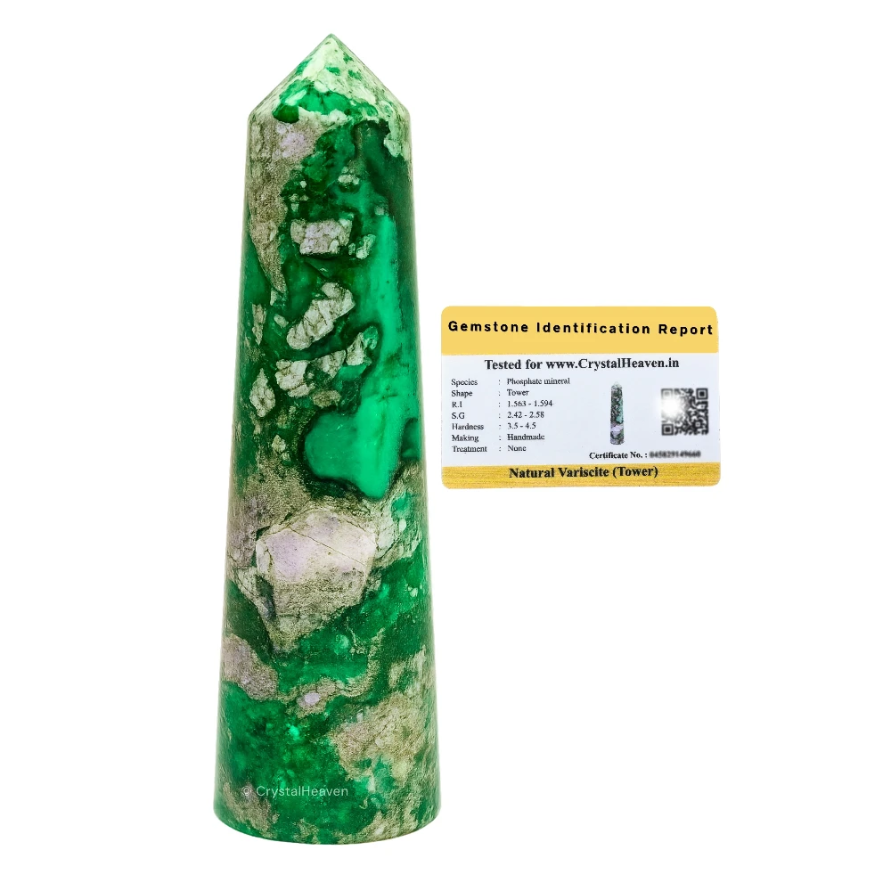 Variscite Crystal Tower (3" to 4" inch)