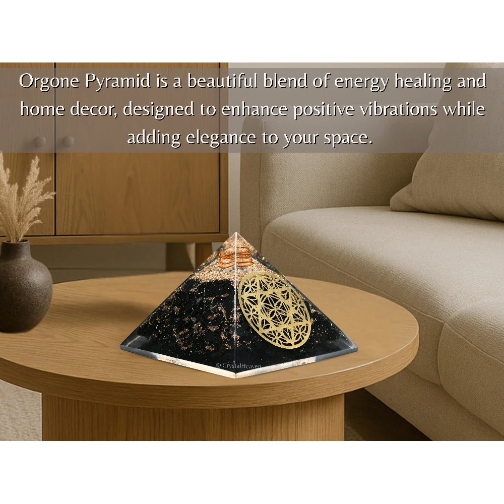 Shungite Orgone Pyramid (Star Of David)