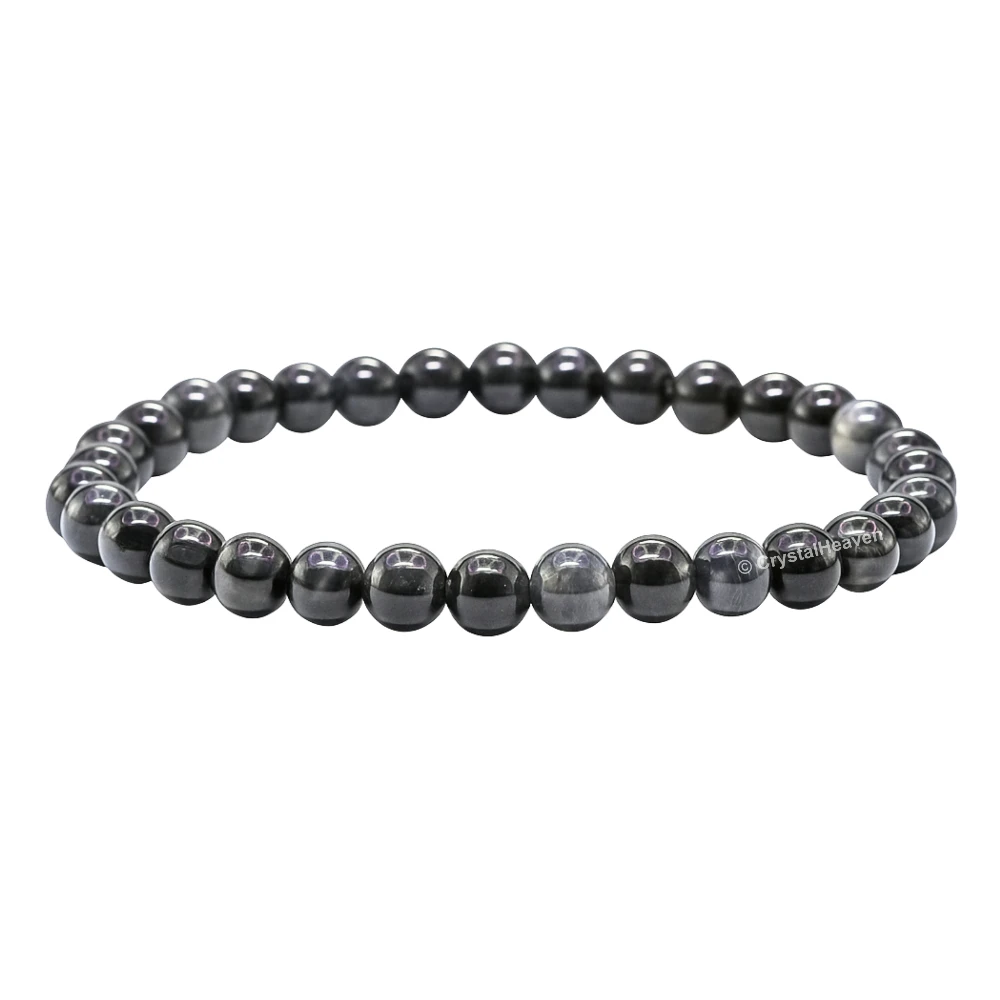 Blue & Black Tiger Eye Healing Crystal Bracelets - 6mm Beads