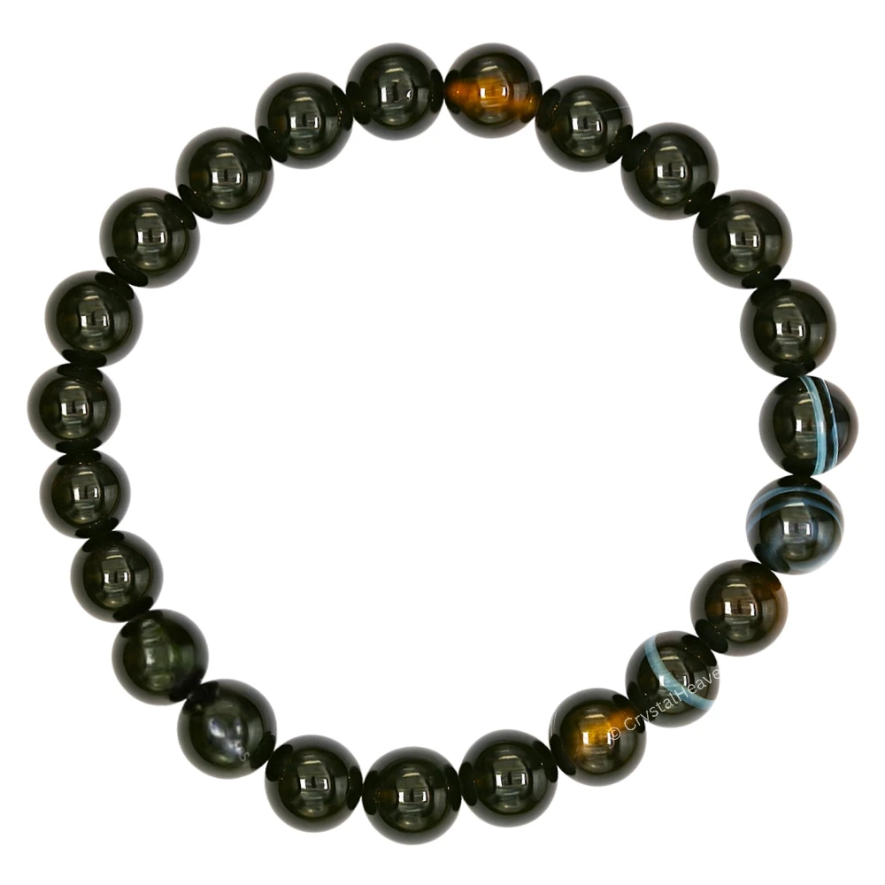 Black Sulemani Hakik Bracelet (Elastic)