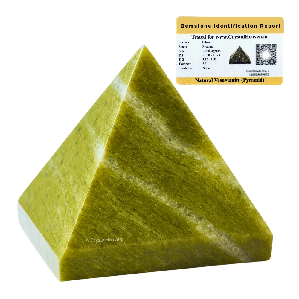 Vesuvianite Pyramid (2 Inch)