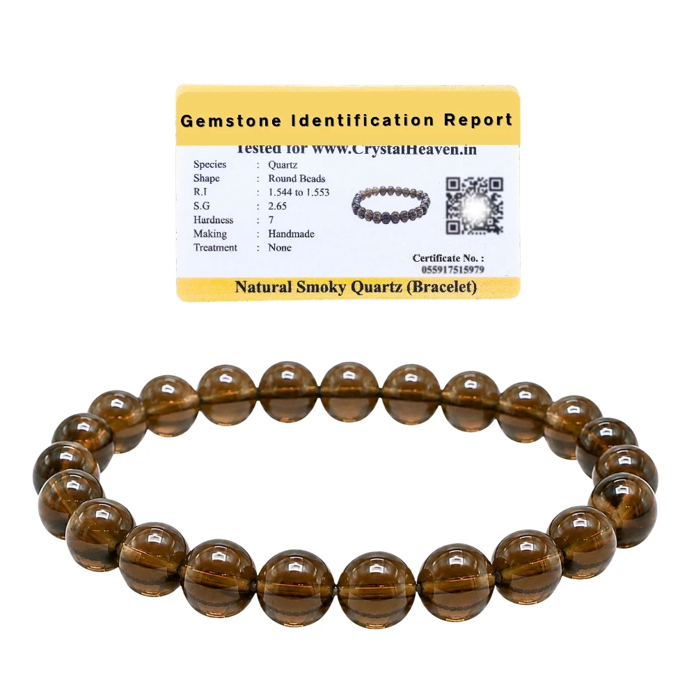 Smoky Quartz Bracelet (Elstic)