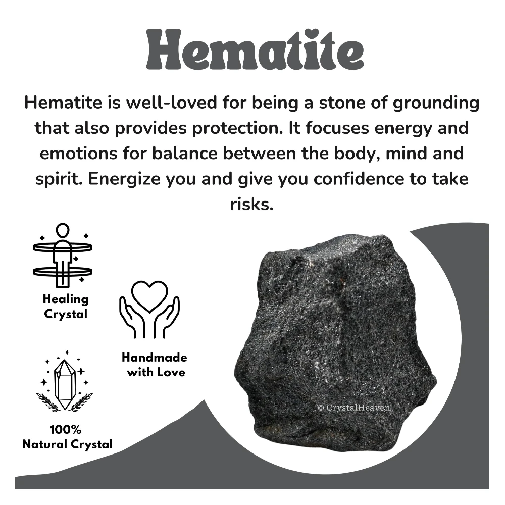 Raw Hematite Crystals (1 Piece)