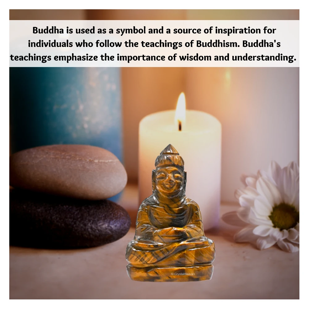 Tiger Eye Buddha Statue
