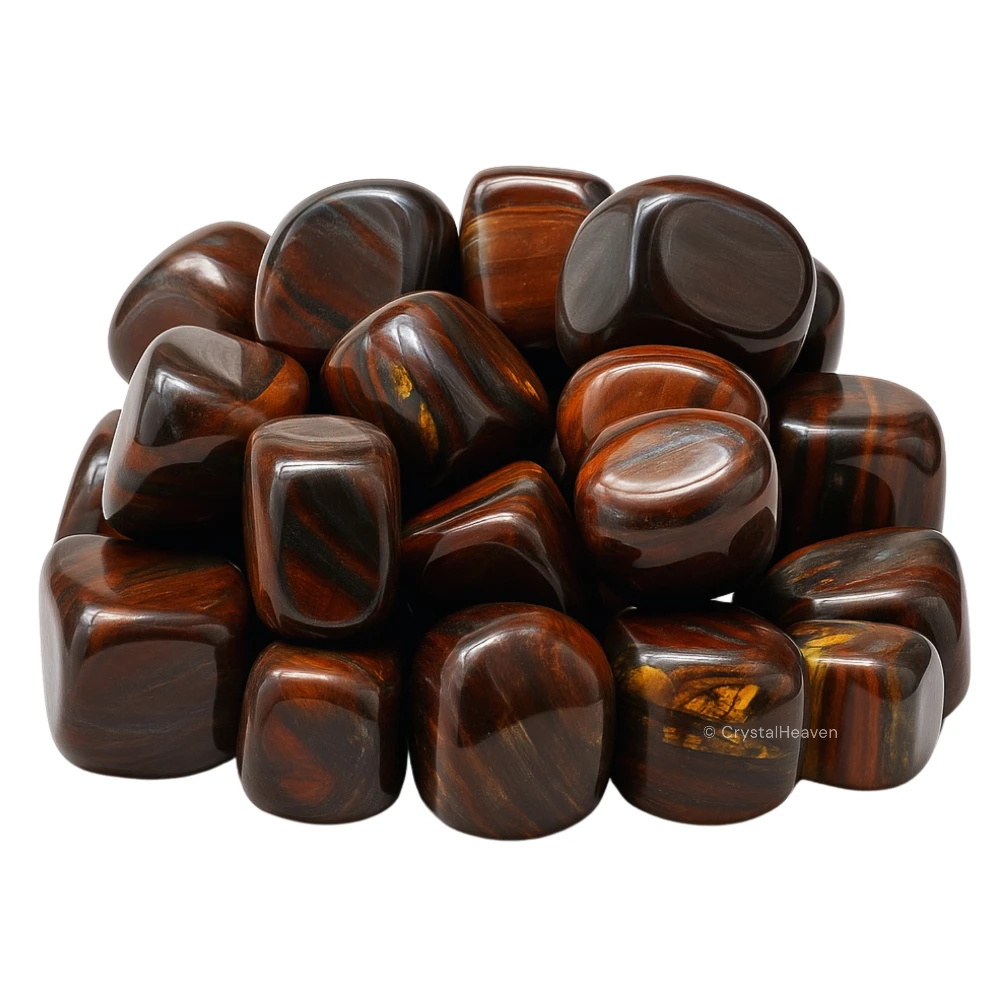 Tumbled Iron Tiger Eye Stones (30 Gram)