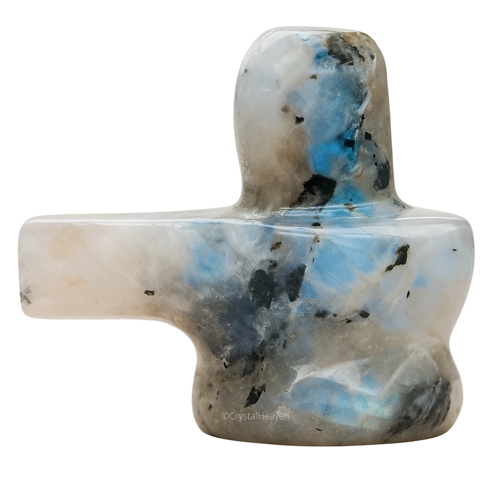 Rainbow Moonstone Shivling