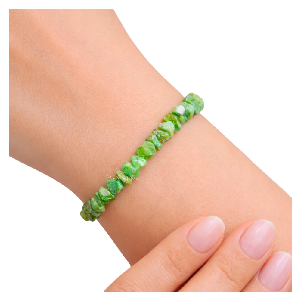Chrysoprase Chips Bracelet - Premium