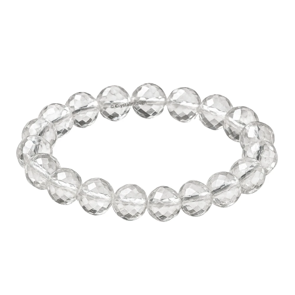 Clear Quartz Bracelet (Faceted)