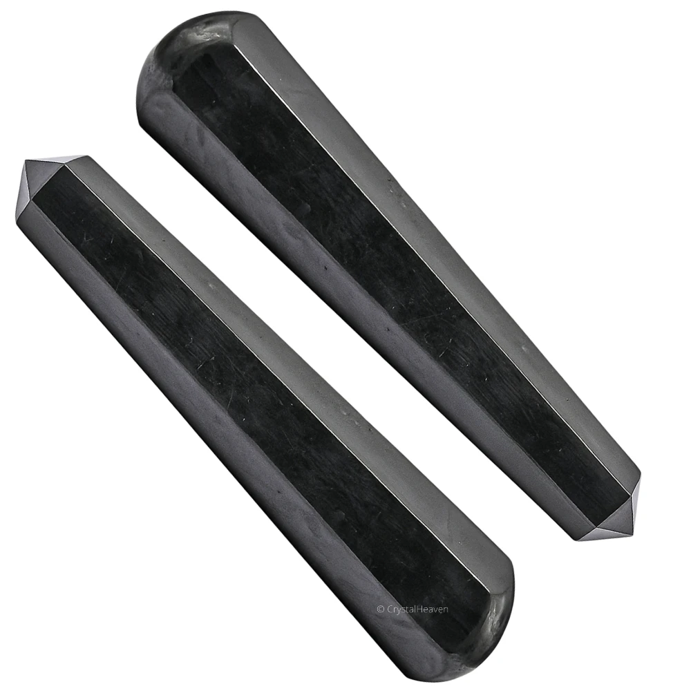 Shungite Wand (Faceted)