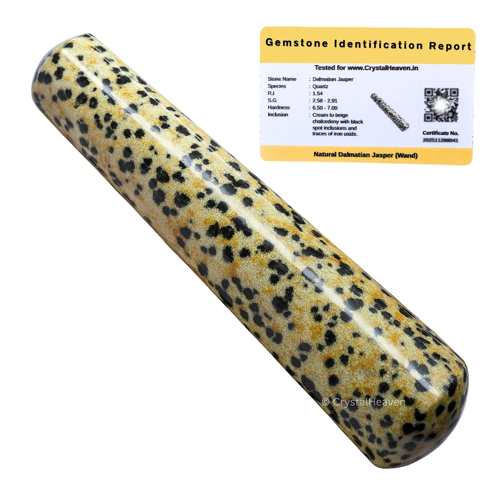 Dalmatian Jasper Wand