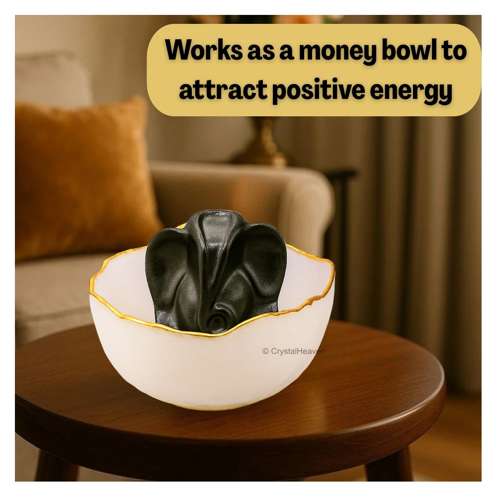Money Bowl For Feng Shui Wealth Attraction (Bowl - Ganesha)