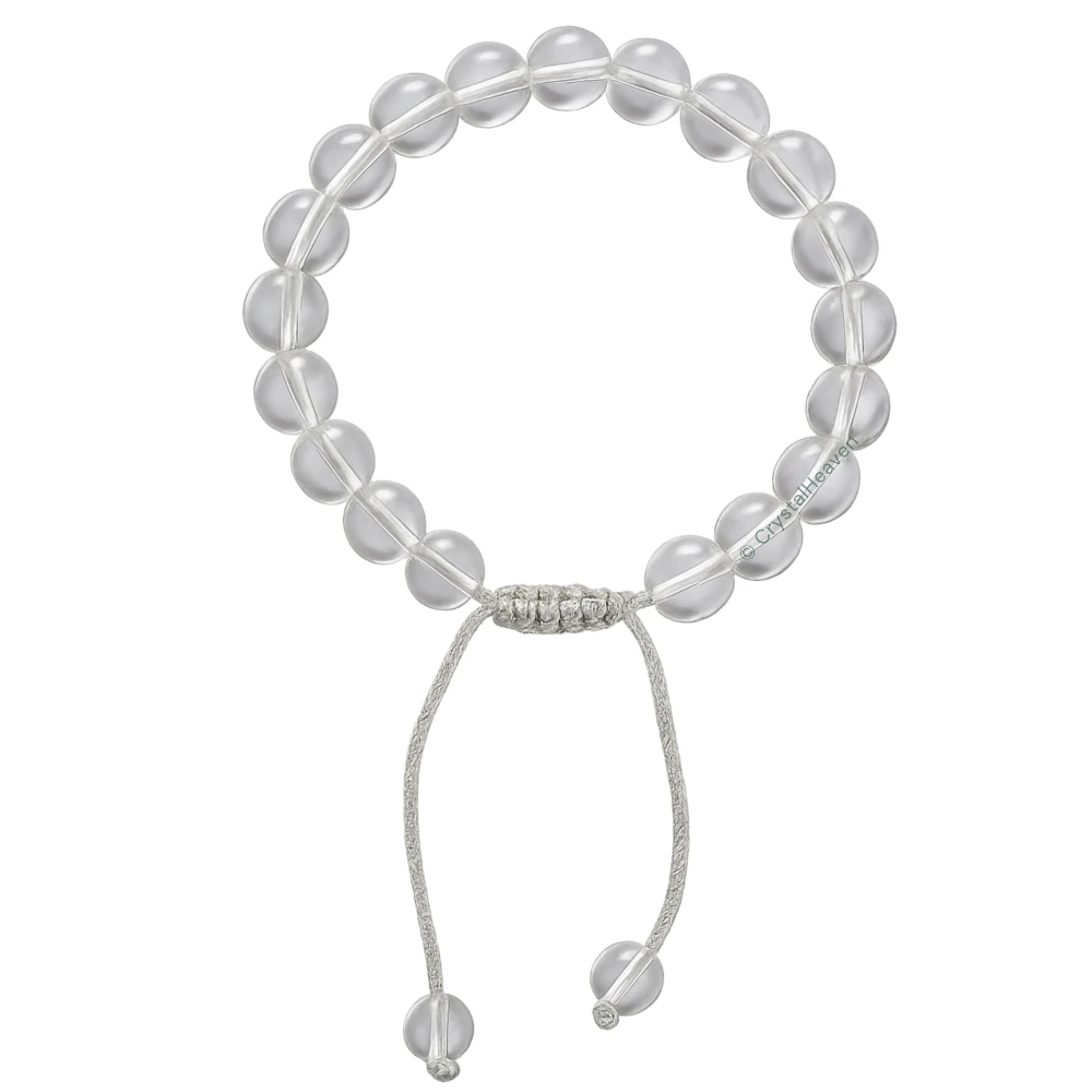 Sphatik Clear Quartz Bracelet (Adjustable)
