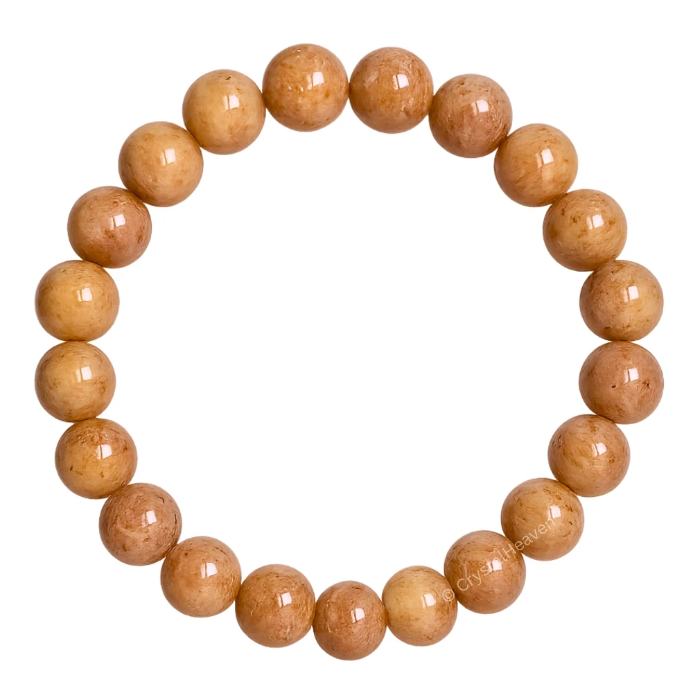Peach Moonstone Bracelet (Elastic)