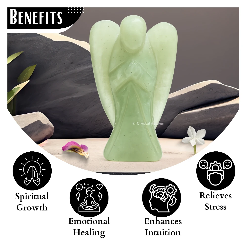 Light Green Aventurine Angel (2 Inch)