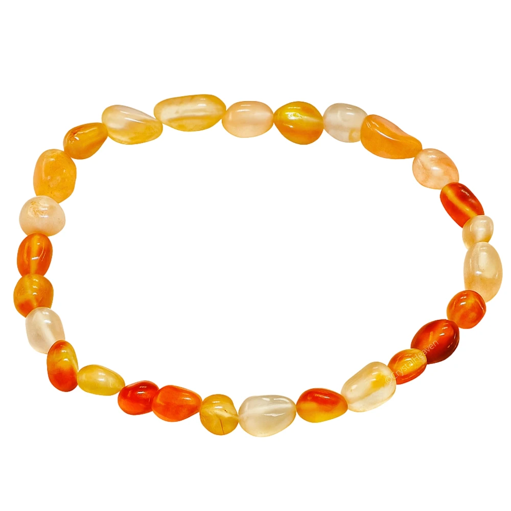 Carnelian Tumbled Bracelet (Elastic)