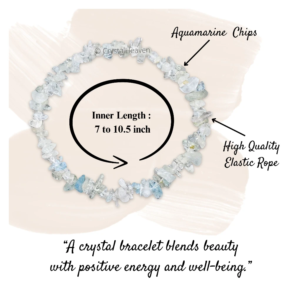 Aquamarine Chips Bracelet