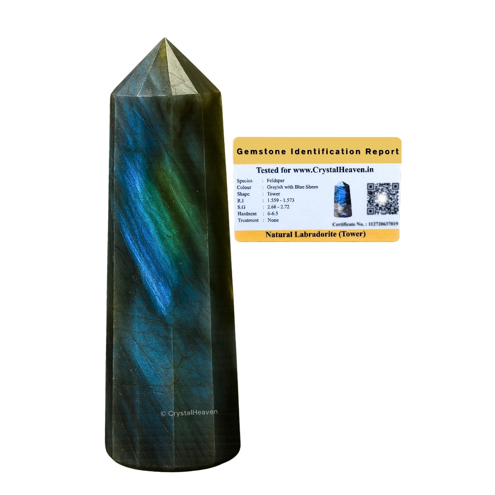 Large Labradorite Tower