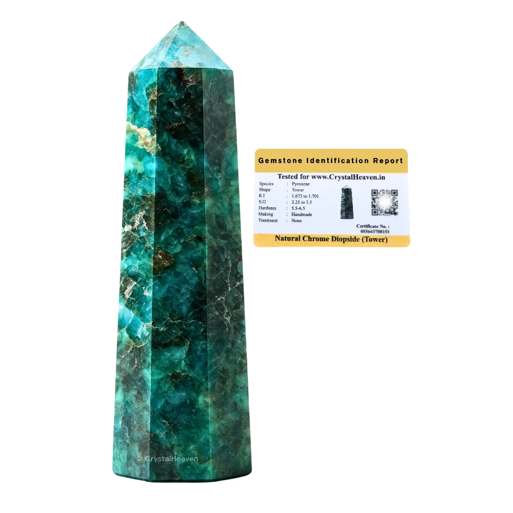 Chrome Diopside Tower (2" to 3" inch)