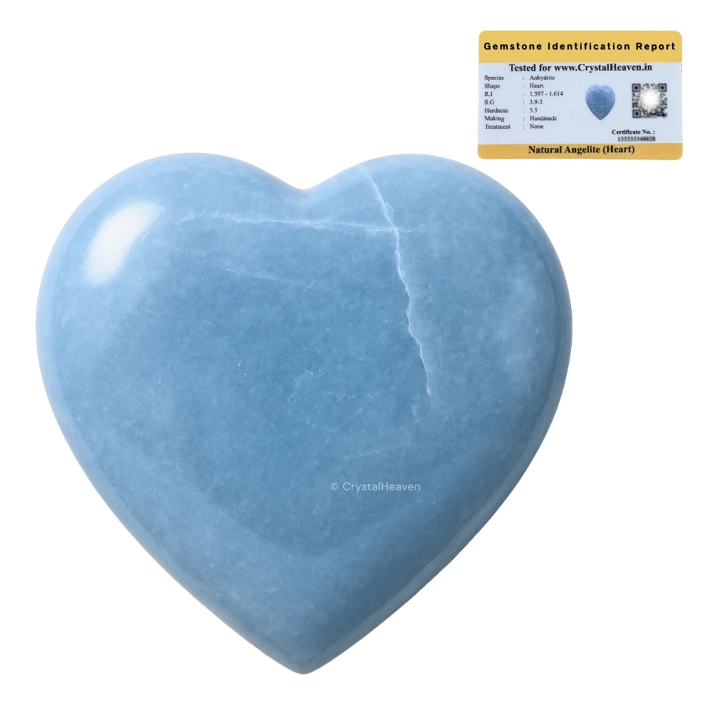 Angelite Heart