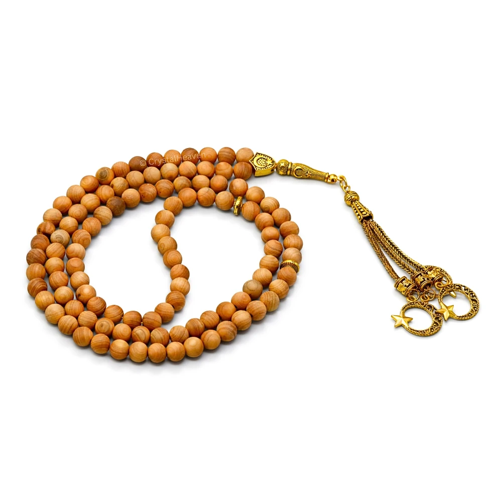 Wood with Fragrance Tasbih (Gold)