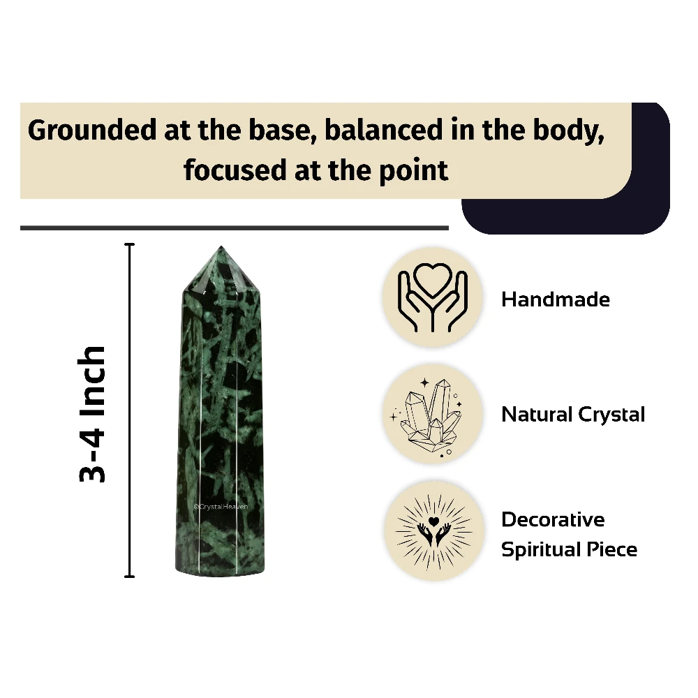Flower Stone Crystal Tower (3" to 4" inch)