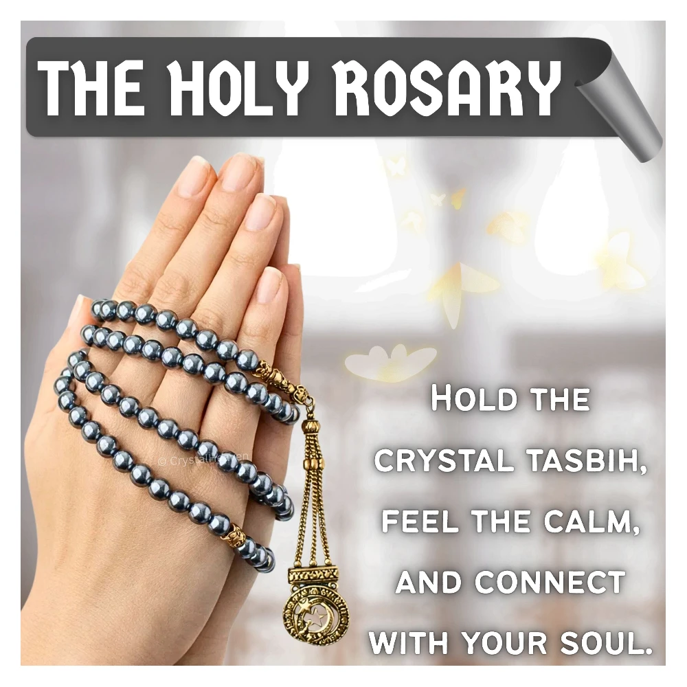 Terahertz Crystal Tasbih (Gold)