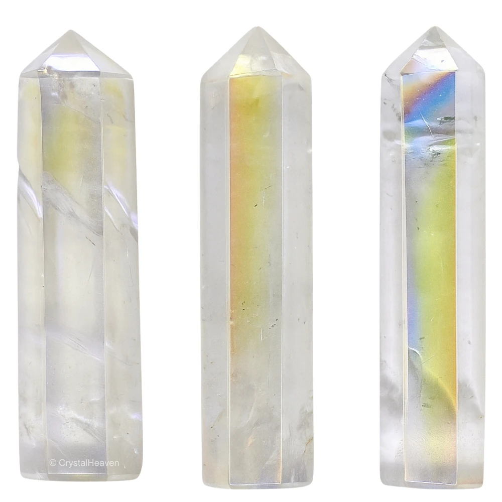 Angel Aura Quartz Pencil Points (Set of 3)