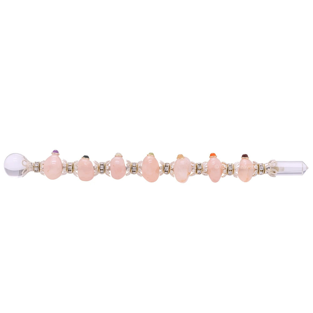 Rose Quartz Crystal Tumbled Healing Stick