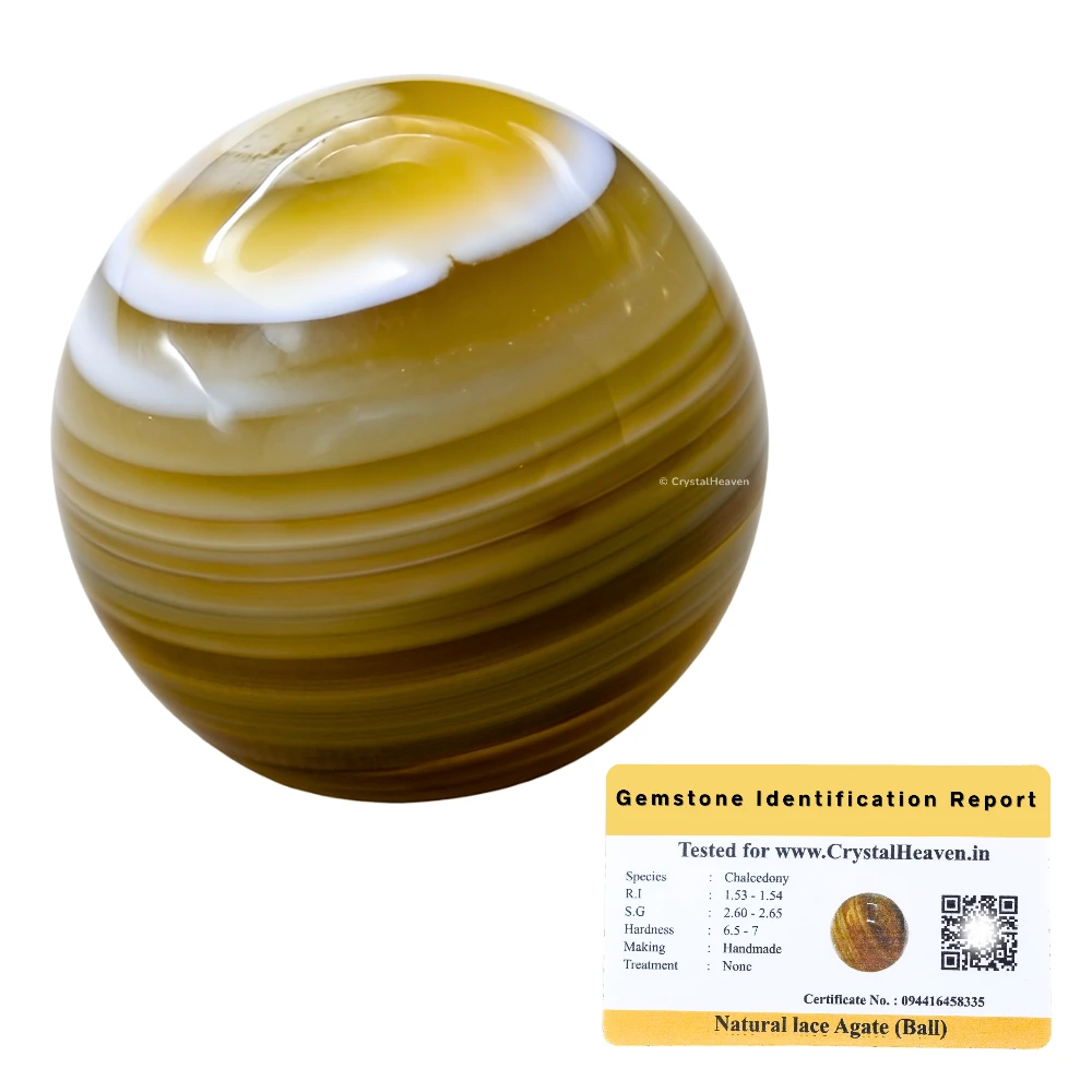 Lace Agate Sphere (1 Inch)