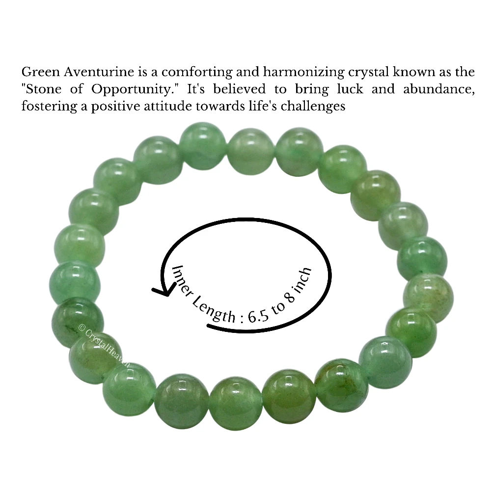 Green Aventurine Bracelet (Elastic)