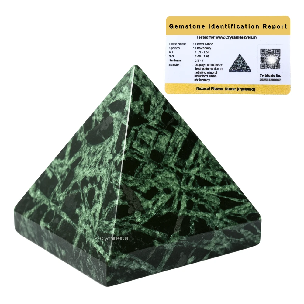 Flower Stone Pyramid (2 Inch)