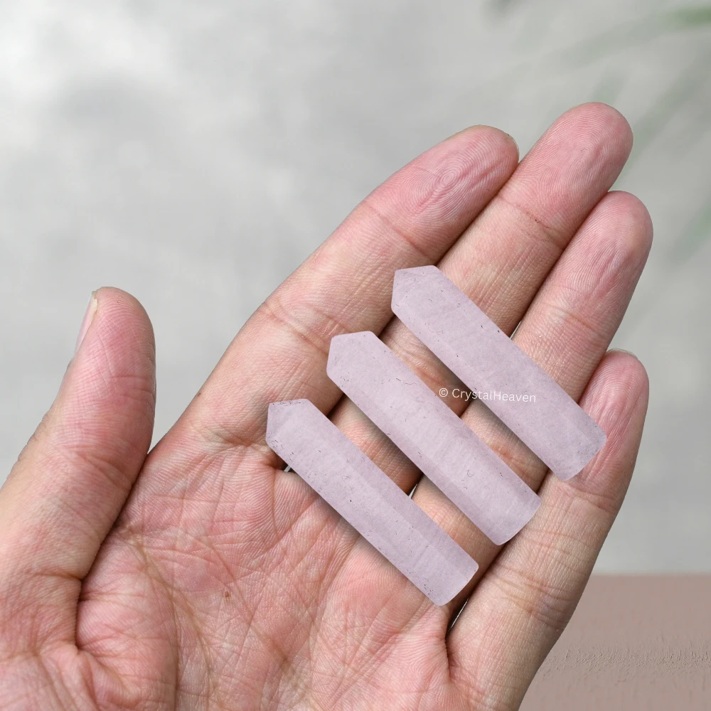 Pink Calcite Pencil Points (Set of 10)