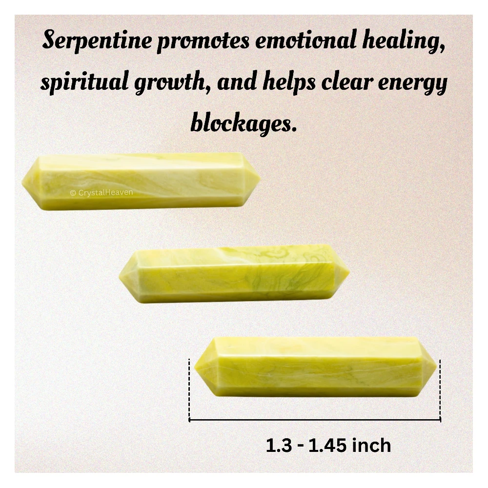 Serpentine Pencil Points (Double Terminated) (Set of 10)