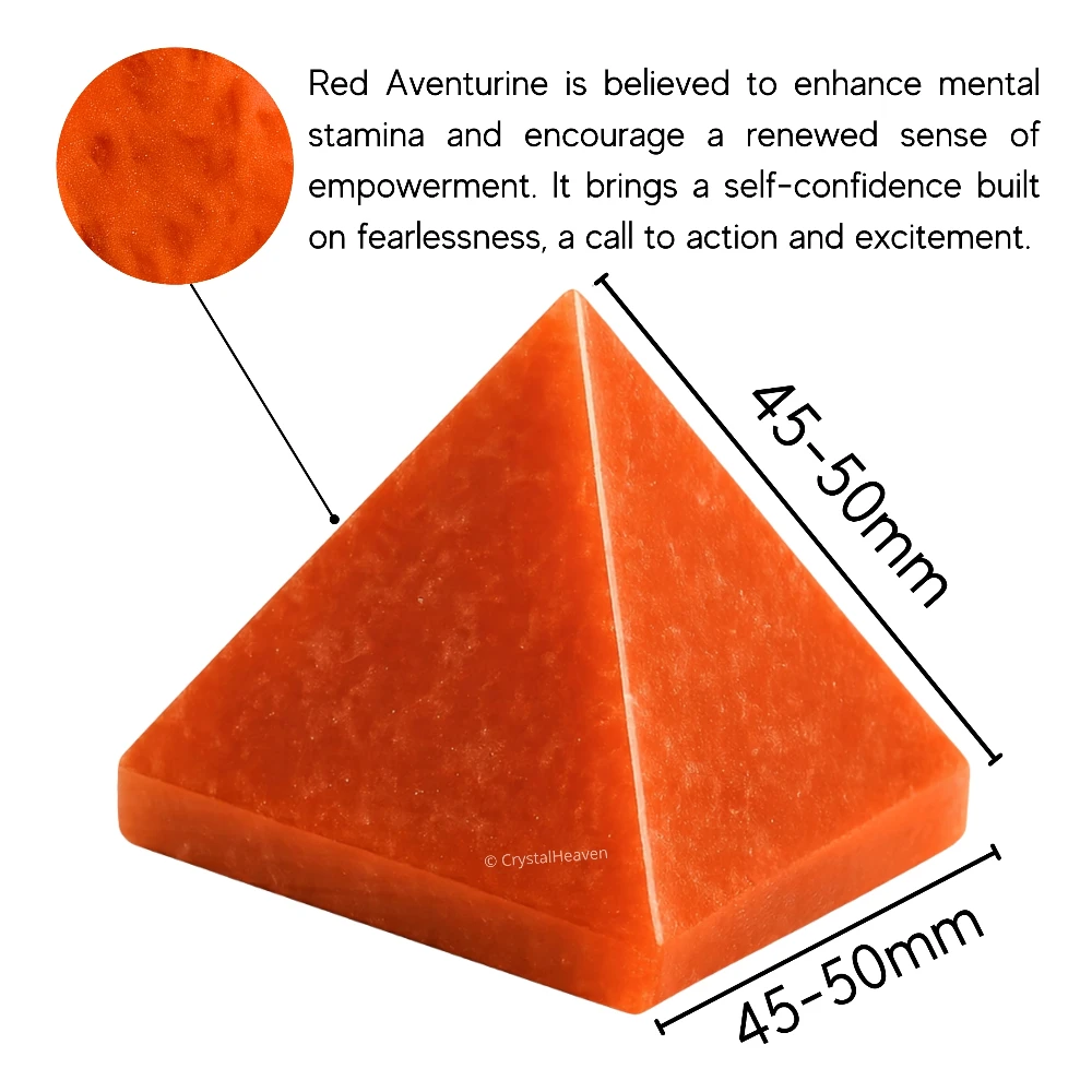 Red Aventurine Pyramid (2Inch)