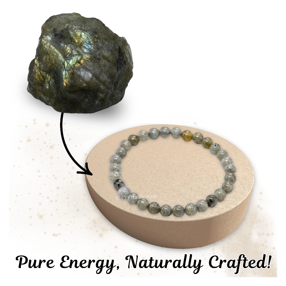 Labradorite Healing Crystal Bracelets - 6mm Beads